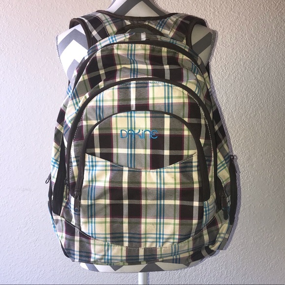 dakine plaid backpack